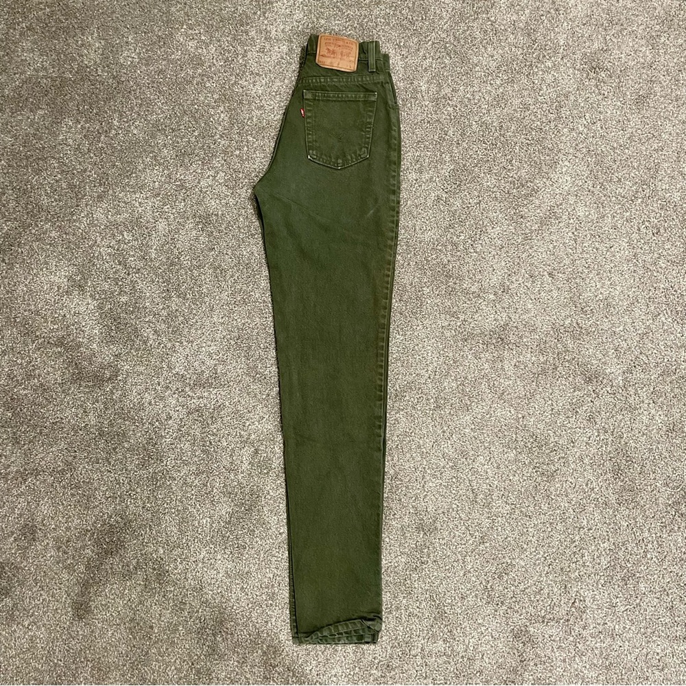 512 Slim Tapered Fit Levi’s in Green